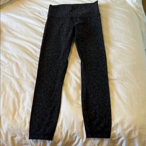 Black Patterned Leggings